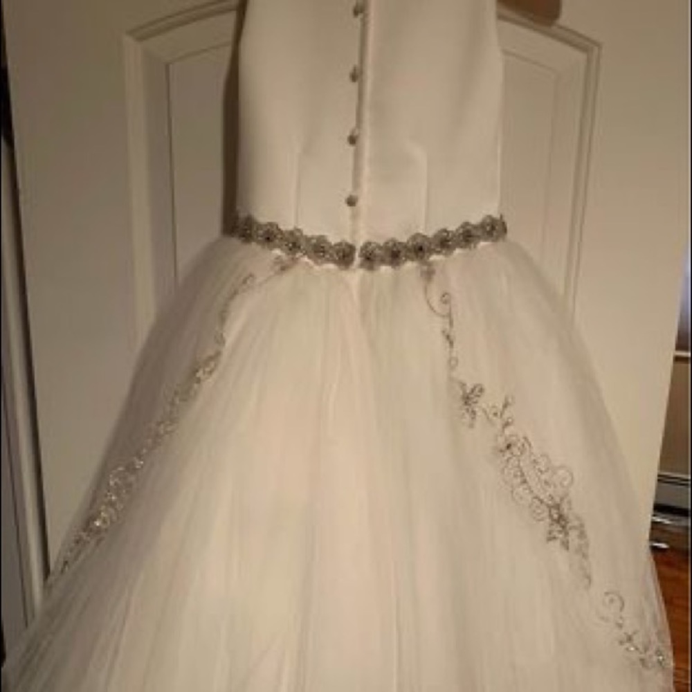 Designer Custom Beaded Communion Gown - Picture 5 of 8